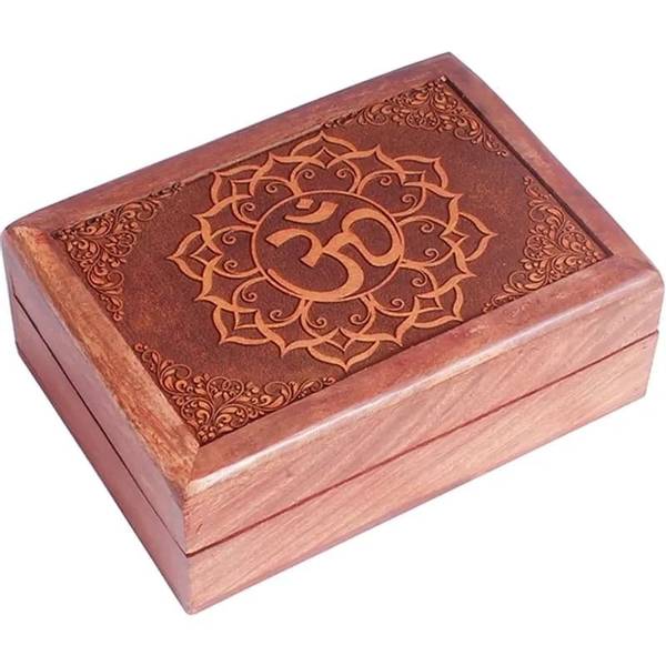 Tarot box OM wood