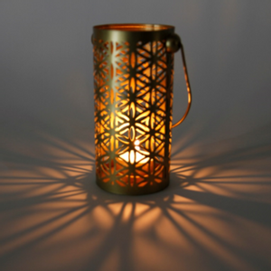 Bilde av Antique Gold Flower of Life 16cms Atmospheric 