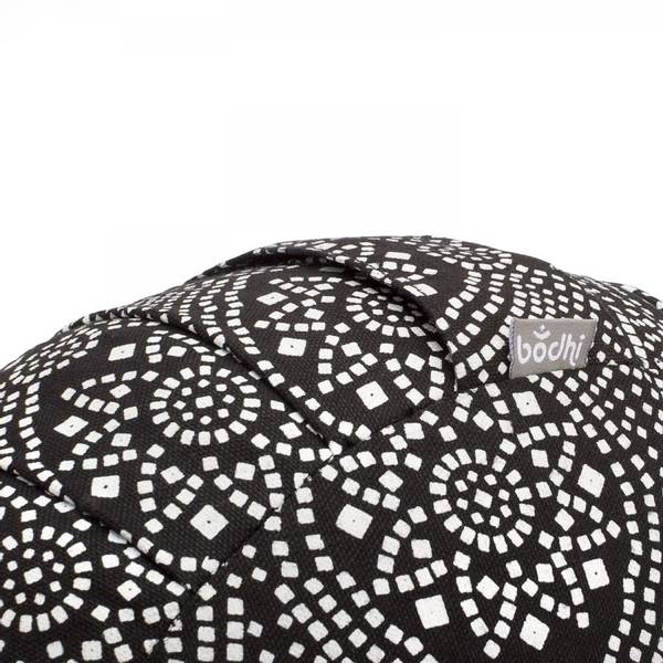 Meditasjonpute/ ZAFU meditation cushion Bandhani, black/white 