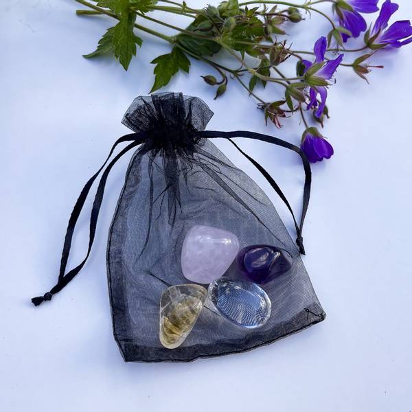 Crystal Pack - Happiness & Love Healing Crystal Kit 